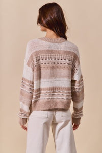 STRIPE SWEATER TOP