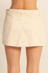 CORDUROY MINI SKIRT