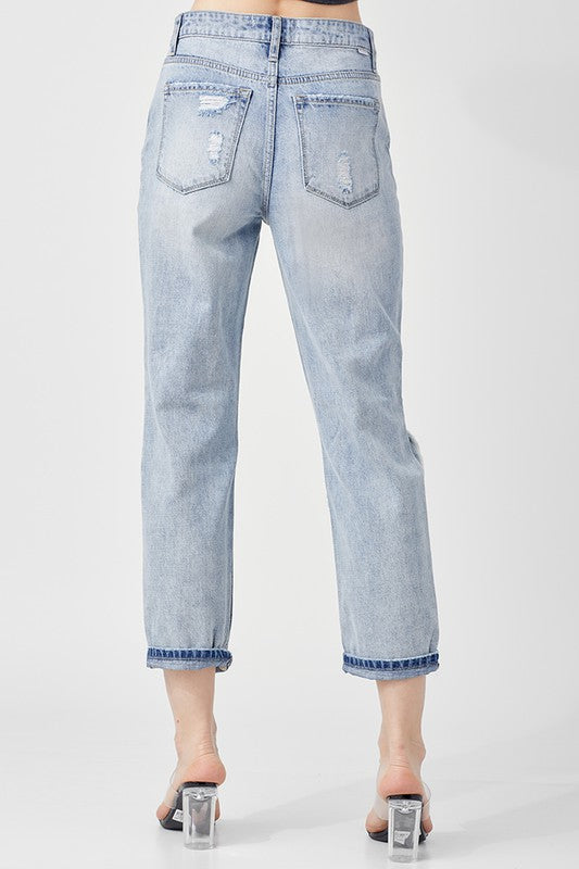 CROP BOYFRIEND JEANS