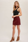 CORDUROY MINI SKIRT