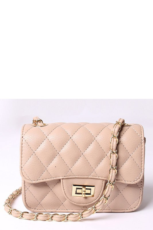 QUILTED CROSSBODY PURSE