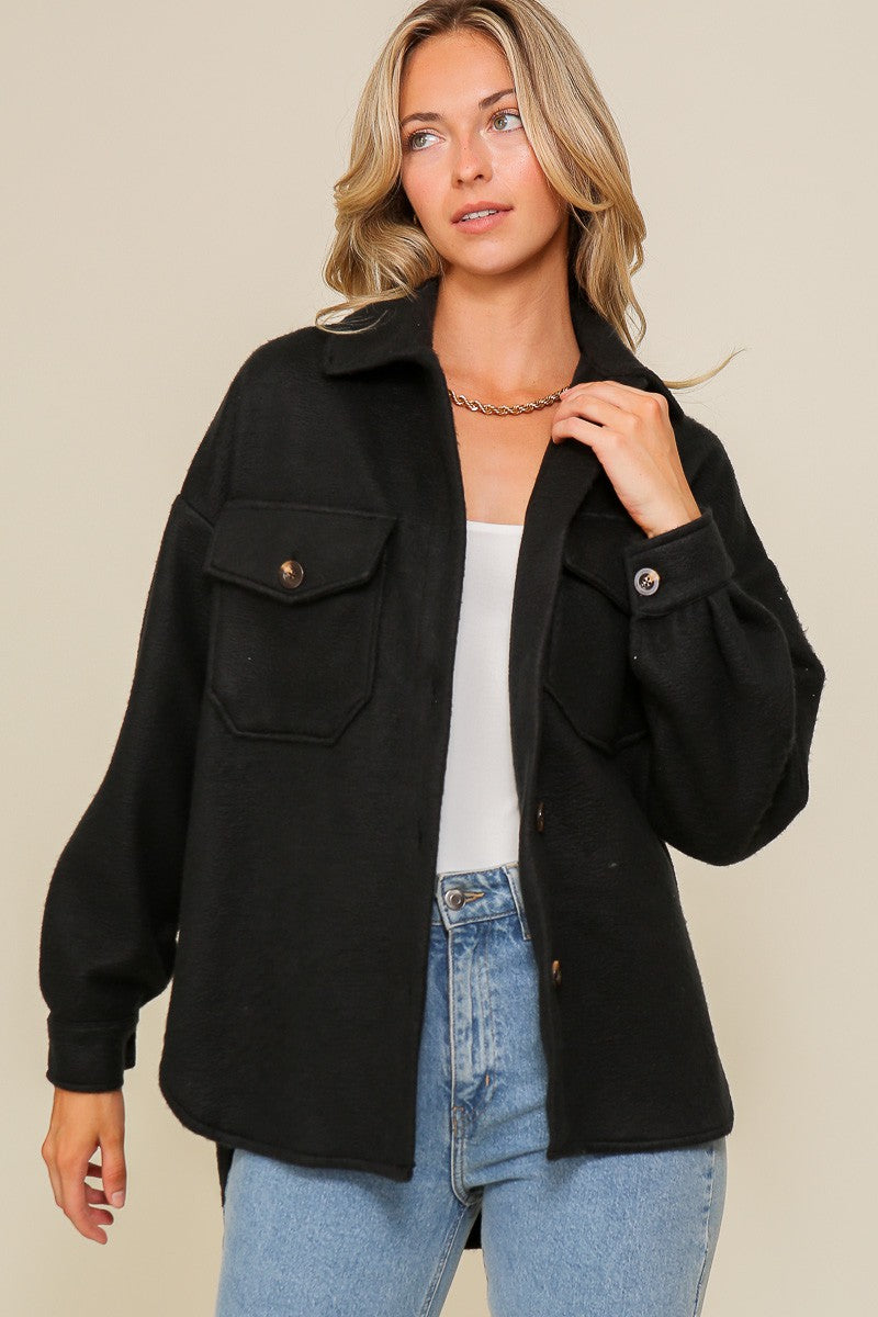 COZY BUTTON JACKET