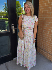 FLORAL TOP AND SKIRT SET