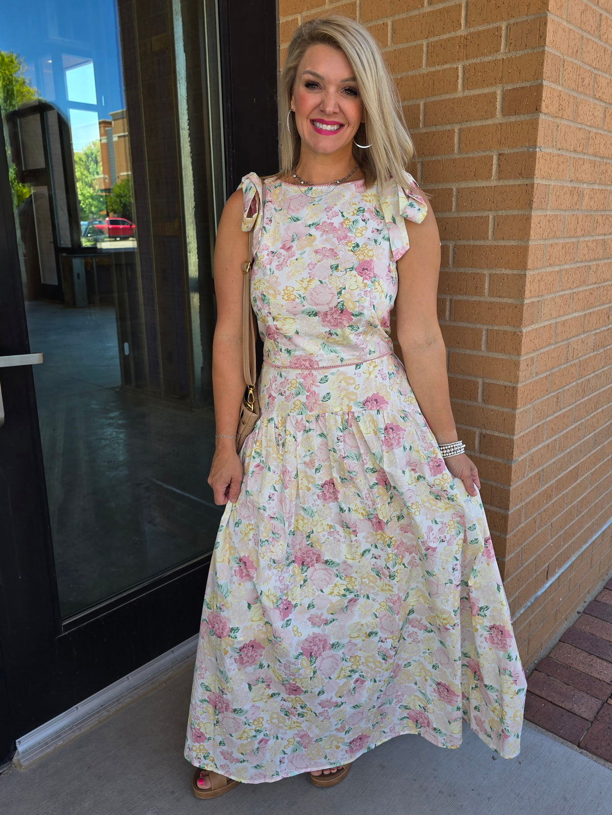 FLORAL TOP AND SKIRT SET