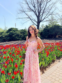 FLORAL MIDI DRESS