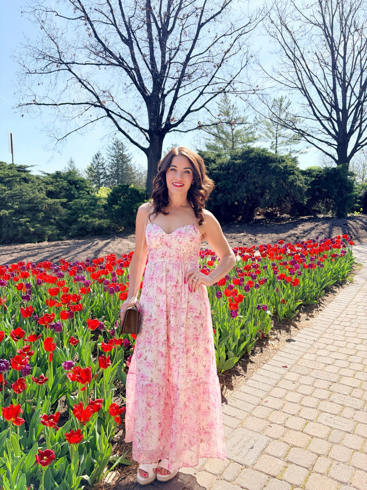 FLORAL MIDI DRESS