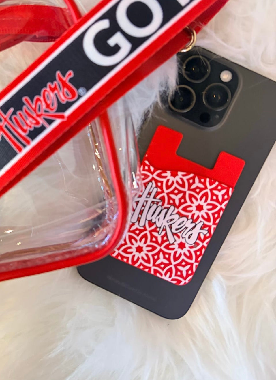 HUSKER CELL PHONE WALLET