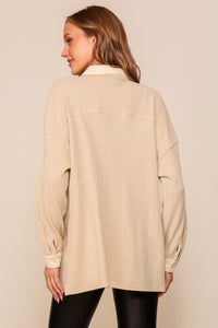 BUTTON DOWN SHACKET