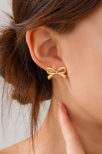 BOW STUD EARRINGS