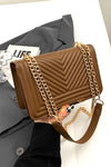 CHEVRON CROSSBODY BAG