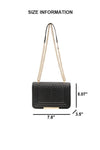 CHEVRON CROSSBODY BAG