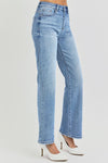 HIGH RISE-ANKLE JEANS