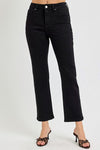 HIGH RISE CROP STRAIGHT JEANS