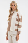 STRIPE COLORBLOCK SWEATER