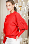 POM POM BALLOON SWEATER