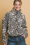 SHERPA FLEECE LEOPARD JACKET