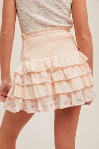 RUFFLE FLOUNCE SKIRT