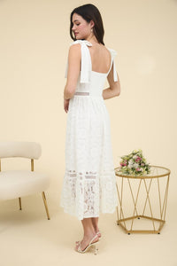 SHEER MIDI DRESS