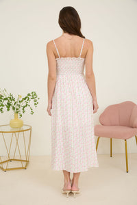 FLORAL MIDI DRESS