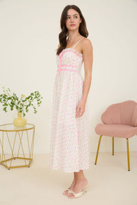 FLORAL MIDI DRESS