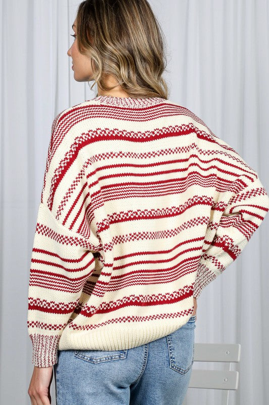 VINTAGE STRIPED PULLOVER