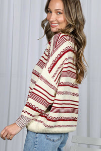 VINTAGE STRIPED PULLOVER