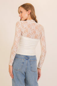 LAYER ME LACE TOP