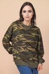 CAMO KNIT SWEATSHIRT
