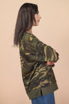 CAMO KNIT SWEATSHIRT