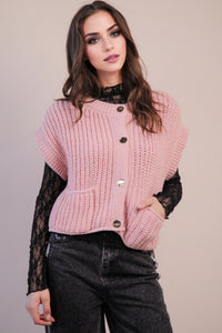 OVERSIZED BUTTON DOWN SWEATER