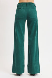 MID RISE WIDE LEG PANT