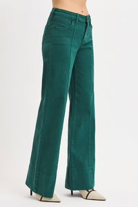 MID RISE WIDE LEG PANT