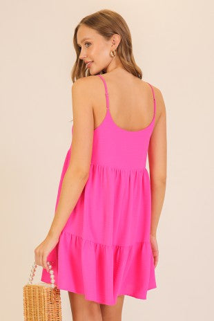TIERED BABYDOLL DRESS