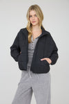 QUILTED ZIP-UP PUFFER JACKET