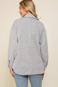 BRUSHED WAFFLE SHACKET