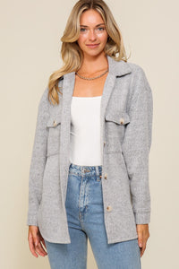 BRUSHED WAFFLE SHACKET