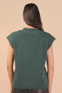 OVERSIZED KNIT SWEATER VEST