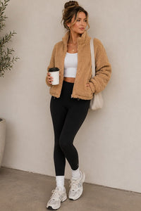 COZY SHERPA ZIP UP