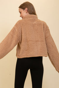 COZY SHERPA ZIP UP