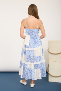 MULTI CHECKERED PATTERN DRESS