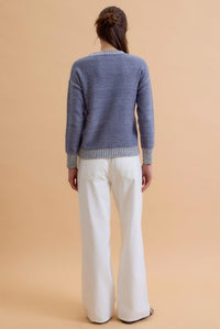 MINERAL-WASHED SLUB SWEATER