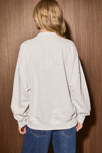 COZY MOCKNECK SWEATSHIRT