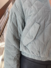 QUILTED CORDUROY JACKET