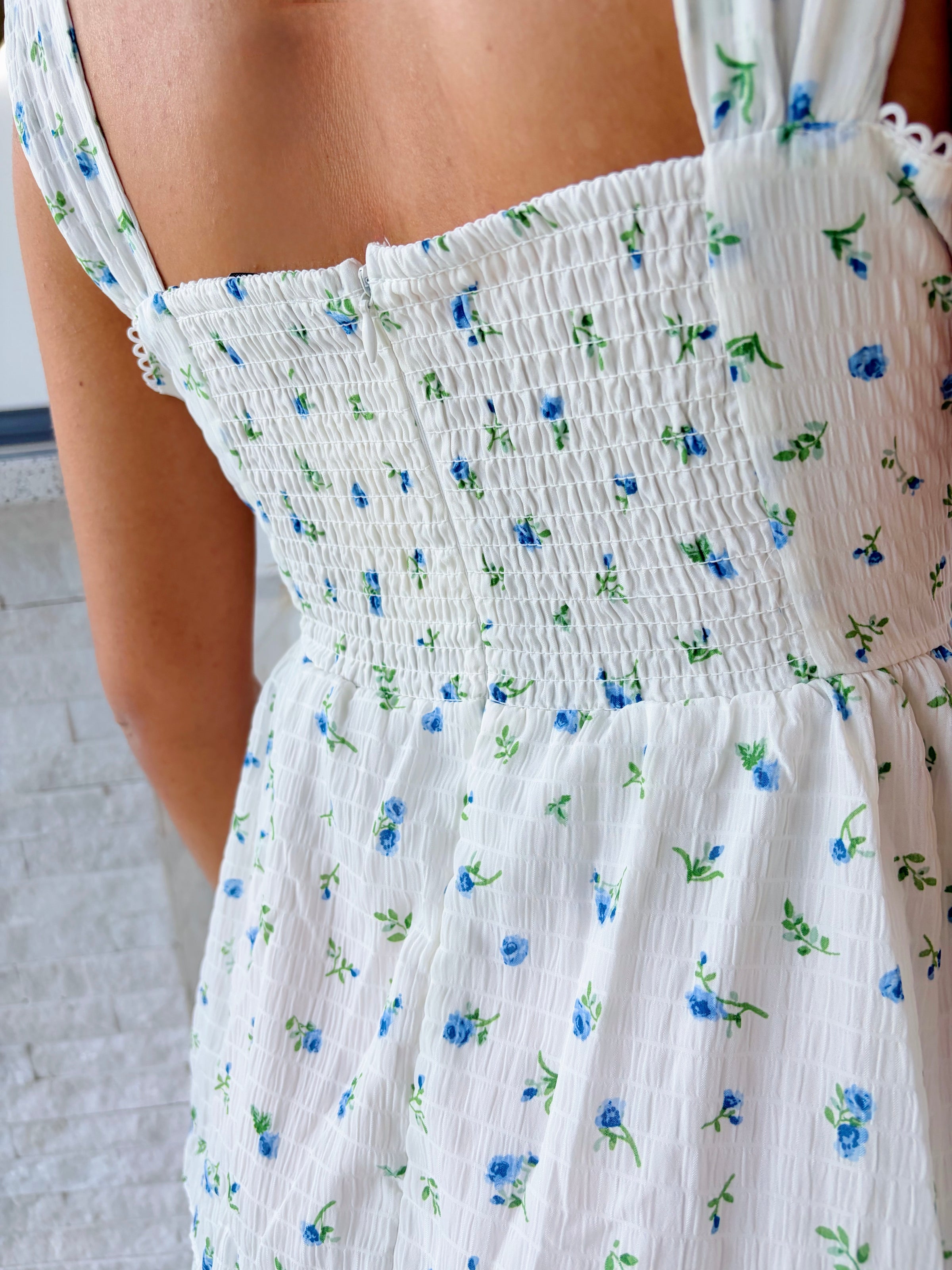 FLORAL TIERED DRESS