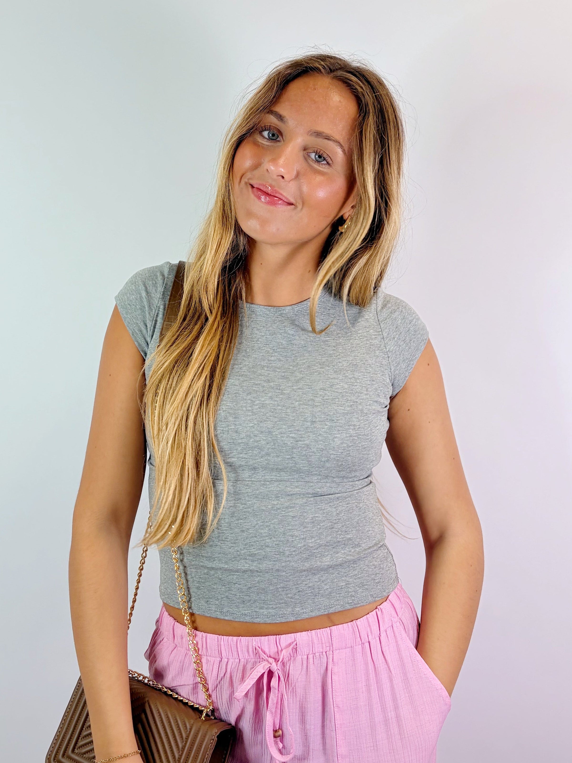 BACK BOW TEE
