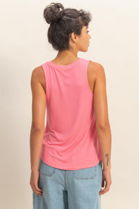 SLEEVELESS LOUNGE TANK TOP