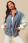 QUILTED DENIM JACKET