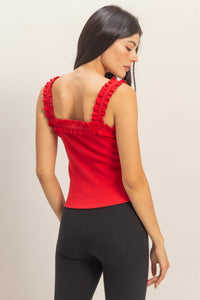 RUFFLE BOW TOP