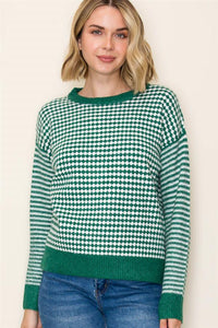 CHECKERBOARD SWEATER