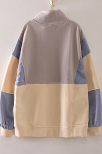 HALF SNAP SWEATSHIRT